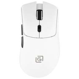 OKLICK Мышь беспроводная 801GW, игровая, Bluetooth/Радио, оптическая, USB, 10000dpi, белый и черный