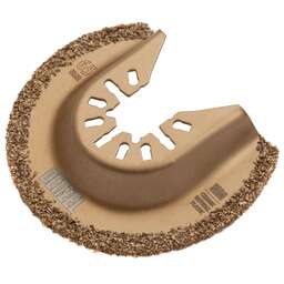 DENZEL Насадка для МФИ режущая полукруг, HM, по плитке, 63 мм 782325