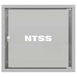 NTSS Шкаф коммутационный Lime ( -WL12U5545GS) настенный 12U 550x450мм пер.дв.стекл несъемн.бок.пан. 30кг серый 370мм 14кг 110град. IP20