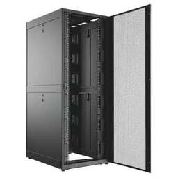 C3 SOLUTIONS Шкаф коммутационный (C3.RF4805) напольный 48U 750x1200мм пер.дв.перфор. задн.дв.перфор. 2 бок.пан. направл.под закл.гайки 1500кг черный 765мм 180кг 2249мм IP20 металл