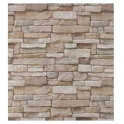 РЫЖИЙ КОТ Панель самоклеящаяся Кирпич 70х77см, бежево-коричневый