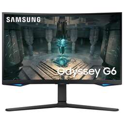 SAMSUNG Монитор 27" Odyssey G6 S27BG650EI черный VA LED 16:9 HDMI M/M полуматовая HAS Piv 350cd 178гр/178гр 2560x1440 240Hz FreeSync Premium Pro DP QHD USB 6.4кг