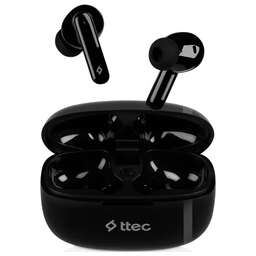 TTEC Беспроводная Bluetooth-гарнитура AirBeat Snap TWS Headset. Цвет: черный
