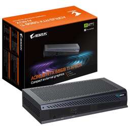 AORUS Видеокарта Gigabyte RTX5060Ti AI BOX 16GB GDDR7 3*TypeC 2xUSB3.2Gen2 3xDP HDMI RTL