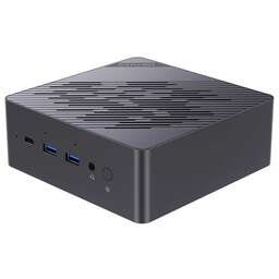 CHUWI Мини ПК AuBox AMD Ryzen AI 9 365, DDR5 32ГБ, 1ТБ(SSD), AMD Radeon 880M, Windows 11 Pro, серебристый и черный
