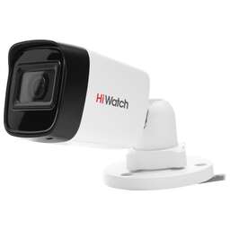 HIWATCH Камера видеонаблюдения аналоговая DS-T500(C) 2.8-2.8мм HD-CVI HD-TVI цв. корп.:белый (DS-T500 (С) (2.8 MM))
