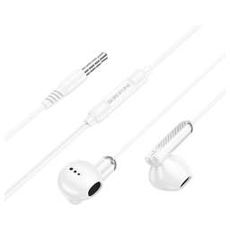 BOROFONE Наушники вкладыши AUX разъем с МК длина 1.2м BM89 Surpass (White)