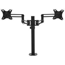 ULTRAMOUNTS Кронштейн для мониторов UM737 черный 17"-32" макс.8кг крепление к столешнице поворот и наклон