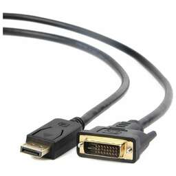 NONAME Кабель Display Port DisplayPort (m) - DVI (m), GOLD , 3м, черный