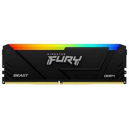 KINGSTON Память DDR4 16GB 3200MHz KF432C16BB12A/16 Fury Beast RGB RTL Gaming PC4-25600 CL16 DIMM 288-pin 1.35В dual rank с радиатором Ret