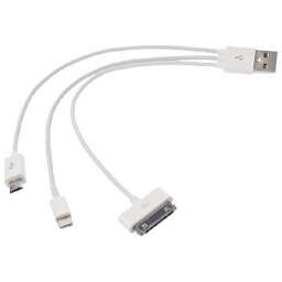PARTNER USB 2.0 8pin 3в1, 20см (30681)