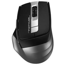 A4TECH Мышь Fstyler FB35S серый/черный оптическая 2000dpi беспров. BT/Radio USB для ноутбука 5but (FB35S USB SMOKY GREY)