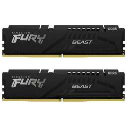 KINGSTON Модуль памяти FURY 32GB DDR5-6000 KF560C40BBK2-32,CL40, 1.35V K2*32GB XMP BLACK