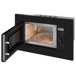 WEISSGAUFF Микроволновая печь HMT-620 BG Grill Matt Edition 20л. 700Вт черный (встраиваемая)