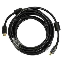 NINGBO Кабель аудио-видео HDMI-5M-MG, HDMI (m) - HDMI (m), ver 1.4, 5м, GOLD, ф/фильтр, черный