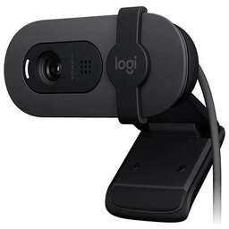 LOGITECH Камера Web HD Webcam Brio 100 черный 2Mpix (1920x1080) USB-A с микрофоном (960-001587)
