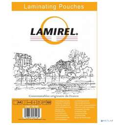 FELLOWES Пленка для ламинирования 175мкм A4 (100шт) глянцевая Lamirel LA-7876501 (LA-78765/CRC-78765)