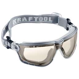 KRAFTOOL ASTRO прозрачные защитные очки, открытые, антибликовое покрытие, наголовная лента, оптический класс 1 (11009)