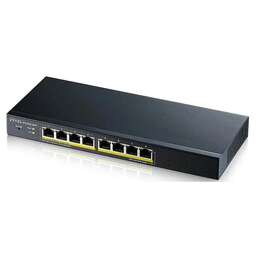 ZYXEL Коммутатор GS1900-8HP-EU0103F (L2) 8x1Гбит/с 8PoE+ 70W управляемый