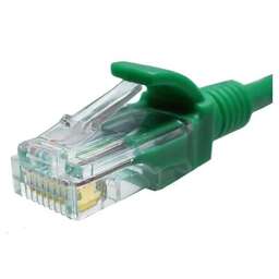 SUPRLAN Патч-корд 10-0157 UTP RJ-45 вил.-вилка RJ-45 кат.5E 1м зеленый LSZH 26AWG