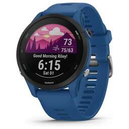 GARMIN Смарт-часы Forerunner 255, 33мм, 1.3", синий/черный [010-02641-11]