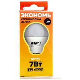СТАРТ ECO LEDSPHERE E27 7W30 (10)