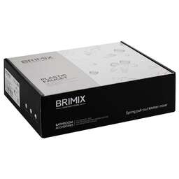 BRIMIX - Кран водоразборный 1/2 из пластика АБС, ручка флажок, с латунной резьбой. 5895