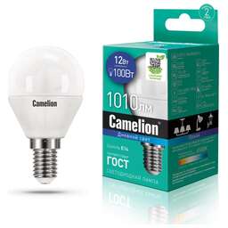 CAMELION (13697) LED12-G45/865/E14/12Вт