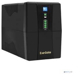 EXEGATE EX292764RUS ИБП SpecialPro UNB-600.LED.AVR.2SH.RJ.USB <600VA/360W, LED, AVR, 2*Schuko, RJ45/11, USB, Black>