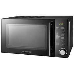 POLARIS Микроволновая печь PMO 2002D RUS, 700Вт, 20л, черный