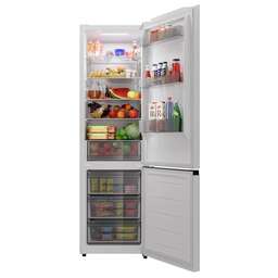LEX Холодильник двухкамерный LKB400WHGID Total No Frost, инверторный, белый