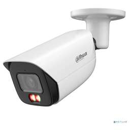 DAHUA DH-IPC-HFW3249EP-S-IL-0280B Уличная цилиндрическая IP-видеокамера 2Мп, 1/2.9” CMOS, объектив 2.8мм, видеоаналитика, микрофон, ИК 50м, LED 50м, IP67, металл