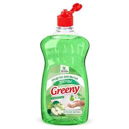 CLEAN&GREEN Средство для мытья посуды "Greeny" Light "Яблоко" 500 мл. CG8520