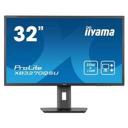 IIYAMA 31.5" Монитор ProLite XB3270QSU-B1, 2560x1440, IPS, 100Гц, 1хHDMI, 1хDP, черный