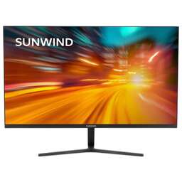 SUNWIND Монитор 23.8" SM-24FI401 черный IPS LED 1ms 16:9 HDMI матовая 250cd 178гр/178гр 1920x1080 180Hz G-Sync FreeSync DP FHD 2.79кг