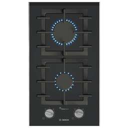 BOSCH Газовая варочная панель PRB3A6I40L, 2 конфорки, стеклокерамика, черный