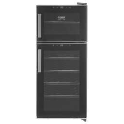 CASO Винный шкаф двухкамерный WineDuett Touch 21 вместимость: 21 бутылок, черный