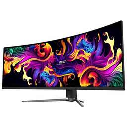 MSI Монитор 49" MPG 491CQP QD-OLED черный QD OLED LED 32:9 HDMI матовая HAS Piv 250cd 178гр/178гр 5120x1440 144Hz DP DQ USB 10.3кг
