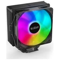 PCCOOLER Кулер Paladin EX400 ARGB S115X/1200/1700/AM4 (24 шт/кор, TDP 180W, 120mm PWM ARGB FAN, 4 тепловые трубки 6мм, 800-1800RPM, 28,6dBa)