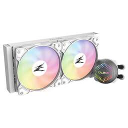 ZALMAN Система водяного охлаждения Alpha2 A24 ARGB Soc-AM5/AM4/1200/1700/1851 белый 4-pin 29.7dB Al+Cu LCD 2000gr Ret (ALPHA2 A24 WHITE)