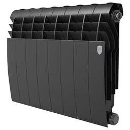 ROYAL THERMO Радиатор биметаллический BILINER B 350 Чёрный - 10 секц
