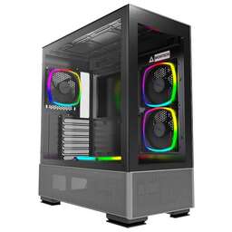 MONTECH Корпус ATX Sky Two, Midi-Tower, без БП, черный [sky two bl]