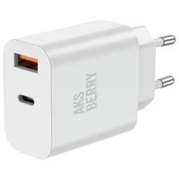 AKSBERRY (6900253210018) T43 20W PD + QC3.0 , белый
