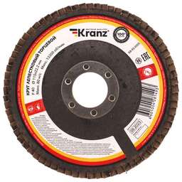 KRANZ (KR-90-0005) Круг лепестковый торцевой, P40, 115х22,2мм