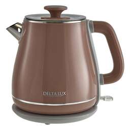 DELTA LUX DE-1019 (1,8 л, металл/пластик) коричневый