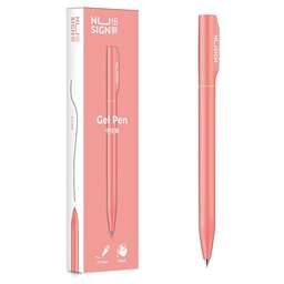 DELI Ручка гелев. Nusign NS552pink розовый черн. черн. линия 0.5мм