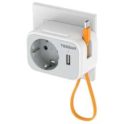 TESSAN Сетевой фильтр TS-332, серый