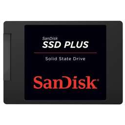 SanDisk SATA накопитель 2.5" SSD Plus 1TB. Цвет: черный
