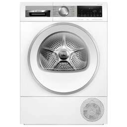 BOSCH Сушильная машина Serie 6 WQG24590BY белый, с английской панелью управления