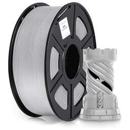 CACTUS Пластик для принтера 3D CS-3D-ABS-1KG-SILVER ABS d1.75мм 1кг L386м 1цв